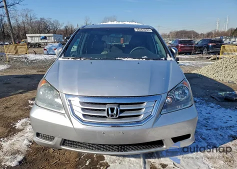 2010 Honda Odyssey Ex from USA, damaged, VIN 5FNRL3H50AB089877